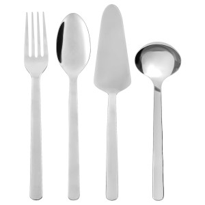 IKEA IKEA 365+ 4-piece serving set, stainless steel, Ikea Outlet | 7516KCAFZ