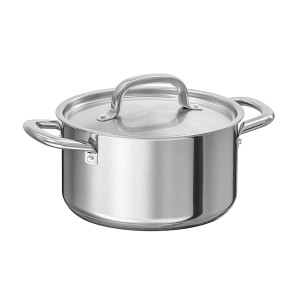 IKEA IKEA 365+ pot with lid, stainless steel, 3 qt, Ikea Outlet | 2651LRDCS