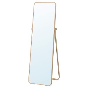 IKEA IKORNNES floor mirror, ash, 20 1/2x65 3/4 in, Ikea Outlet | 9365ZWSTF