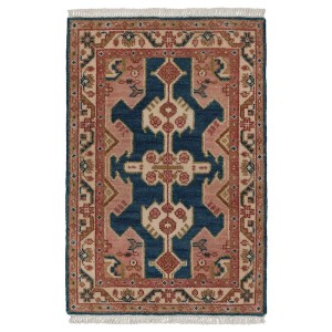 IKEA INDO AGRA rug, handmade 2'0 inx2'11 in Ornament Pattern Multicolor, Ikea Outlet | 0418KXAME