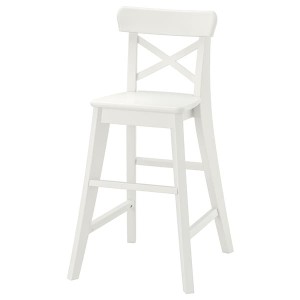 IKEA INGOLF Junior chair White, Ikea Outlet | 6453VYMQK