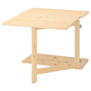 IKEA IVAR folding table, pine, 31 1/2x19 5/8-43 3/4 in, Ikea Outlet | 4732CGEFN