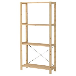 IKEA IVAR shelving unit, pine, 35x11 3/4x70 1/2 in, Ikea Outlet | 2956VWQHJ