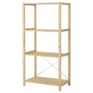 IKEA IVAR shelving unit, pine, 35x19 5/8x70 1/2 in, Ikea Outlet | 6724HWJFC