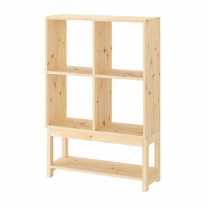 IKEA IVAR shelving unit with underframe, 31 1/2x11 3/4x47 1/4 in, Ikea Outlet | 6493ZYPLW