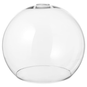 IKEA JAKOBSBYN pendant lamp shade, 12 in Clear Glass, Ikea Outlet | 3529MOCNZ