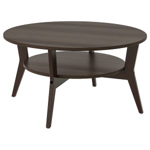 IKEA JAKOBSFORS coffee table, 31 1/2 in Dark Brown Stained Oak Veneer, Ikea Outlet | 5310VMJOX
