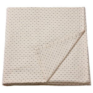 IKEA JAKOBSLILJA bedspread, 59x98 in Off White / Gray, Ikea Outlet | 6453TYMIZ
