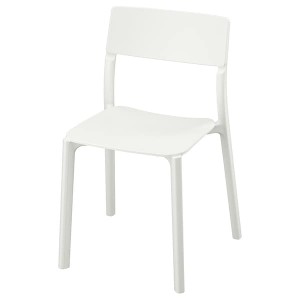 IKEA JANINGE chair, white, Ikea Outlet | 2054KUBWJ