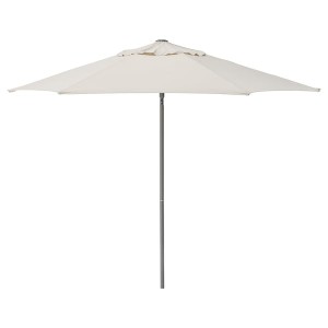 IKEA JOGGESÖ umbrella, light grey-beige, 118 1/8 in, Ikea Outlet | 0974JKDMQ