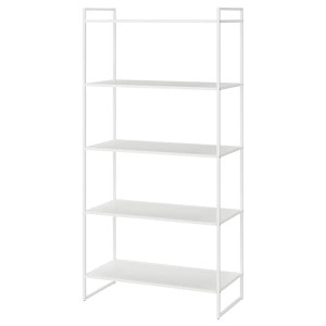 IKEA JONAXEL Shelf unit, 31 1/2x15x63 in White, Ikea Outlet | 4170PYRAX