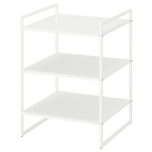 IKEA JONAXEL shelf unit, white, 19 5/8x20 1/8x27 1/2 in, Ikea Outlet | 3675PAOXE