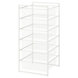 IKEA JONAXEL storage combination, 19 5/8x20 1/8x41 in White, Ikea Outlet | 0389GFXIS