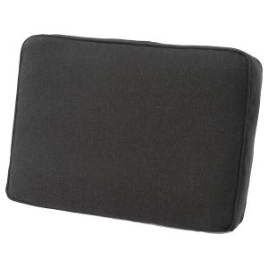 IKEA JÄRPÖN cover for back cushion, 24 3/8x17 3/8 in Outdoor Anthracite, Ikea Outlet | 3652SEQBN