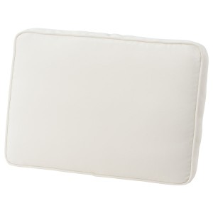 IKEA JÄRPÖN cover for back cushion, 24 3/8x17 3/8 in Outdoor White, Ikea Outlet | 1507UPQSK