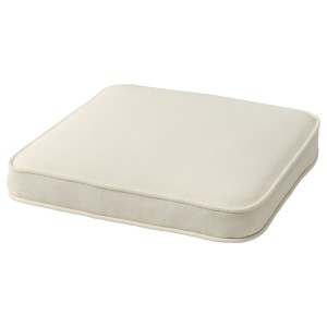 IKEA JÄRPÖN cover for chair pad, 17 3/8x17 3/8 in Outdoor White, Ikea Outlet | 2106KJDQF