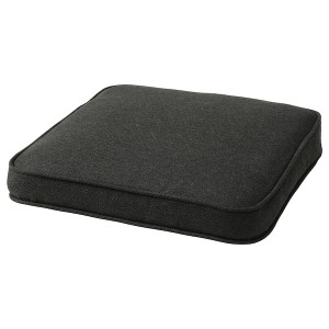 IKEA JÄRPÖN cover for chair pad, 17 3/8x17 3/8 in Outdoor Anthracite, Ikea Outlet | 4826LJYDE