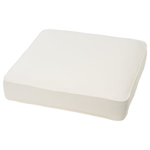 IKEA JÄRPÖN cover for seat pad, 24 3/8x24 3/8 in Outdoor White, Ikea Outlet | 5903HGYSM