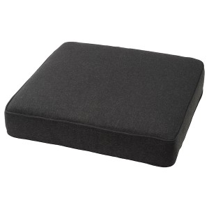 IKEA JÄRPÖN cover for seat pad, 24 3/8x24 3/8 in Outdoor Anthracite, Ikea Outlet | 3850XGWUM