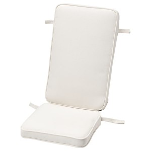 IKEA JÄRPÖN cover for seat/back pad, 45 5/8x17 3/4 in Outdoor White, Ikea Outlet | 7325PONXG