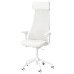 IKEA JÄRVFJÄLLET office chair with armrests Grann White, Ikea Outlet | 4728BOWPV