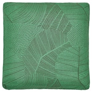 IKEA JÄTTEGRAN cushion cover, 20x20 in Green, Ikea Outlet | 0683ANTFV