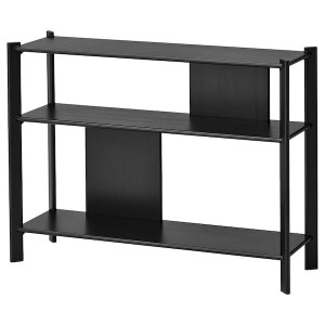 IKEA JÄTTESTA side table, 37 3/8x11 3/4 in Black, Ikea Outlet | 5817RWKUO