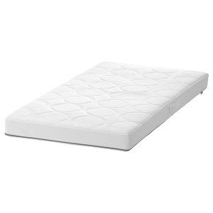IKEA JÄTTETRÖTT Pocket spring mattress for crib, 27 1/2x52 in White, Ikea Outlet | 9147ZRIUW