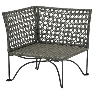 IKEA JUTHOLMEN corner section, outdoor, dark gray-brown, Ikea Outlet | 2781YDBJZ