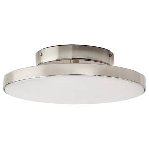 IKEA KABOMBA LED ceiling lamp, chrome plated, 14 in Glossy, Ikea Outlet | 0218FQBOS