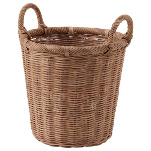 IKEA KAKTUSFIKON plant pot, rattan, 9 ½ in, Ikea Outlet | 5924VQAXE