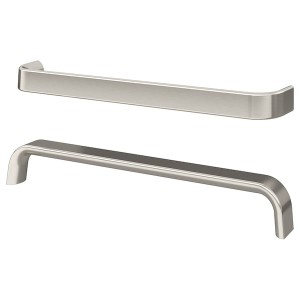IKEA KALERUM handle, stainless steel color, 10 1/2 in, 2 pack, Ikea Outlet | 8640PRASC