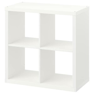 IKEA KALLAX Shelf unit, 30 3/8x30 3/8 in White, Ikea Outlet | 1032LWBOV