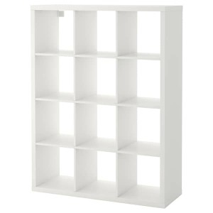 IKEA KALLAX Shelf unit, 44 1/8x57 7/8 in White, Ikea Outlet | 7980UNVPH