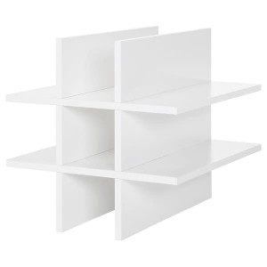 IKEA KALLAX insert for bottles, white, 13x13 in, Ikea Outlet | 2468ICDMW