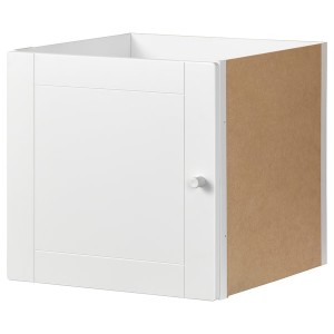 IKEA KALLAX insert with door, groove milled, 13x13 in White, Ikea Outlet | 3278QBIXC