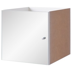 IKEA KALLAX insert with mirror door, 13x13 in, Ikea Outlet | 3597QHOAF