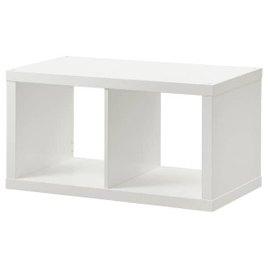 IKEA KALLAX shelf unit, 30 1/8x16 1/8 in White, Ikea Outlet | 8320TXHVJ