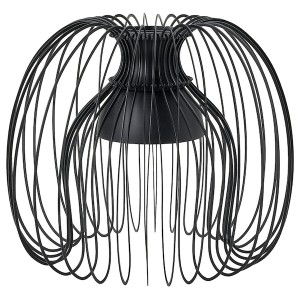 IKEA KALLFRONT pendant lamp shade, black, 13 in, Ikea Outlet | 7310VRLSW