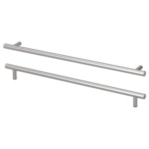 IKEA KALLRÖR handle, stainless steel, 1515/16 in, 2 pack, Ikea Outlet | 7394YUNPQ