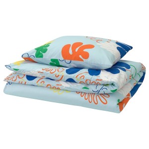 IKEA KANTDRACENA duvet cover and pillowcase(s) Twin, Ikea Outlet | 3562DPCYZ
