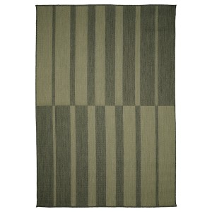 IKEA KANTSTOLPE rug flatwoven, green, 5'3 inx7'7 in Green, Ikea Outlet | 2134NGCDL