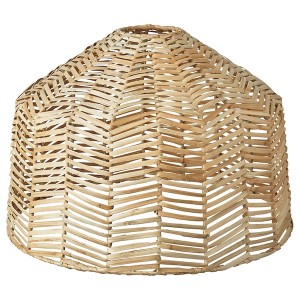 IKEA KAPPELAND pendant lamp shade, rattan, 18 in, Ikea Outlet | 3649LVATW