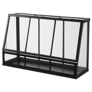 IKEA ÅKERBÄR greenhouse, indoor/outdoor/anthracite, 25 ½ in, Ikea Outlet | 8159URKNW