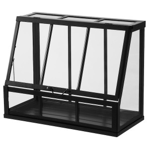 IKEA ÅKERBÄR greenhouse, indoor/outdoor/anthracite, 17 ¾ in Anthracite, Ikea Outlet | 0642BYCAM