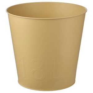 IKEA ÅKERBÄR plant pot, indoor/outdoor yellow, 12 ½ in, Ikea Outlet | 8756MCOFU