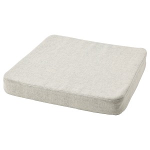 IKEA ÅKERVINDEFLY chair pad, 15/14x15x2 in Beige, Ikea Outlet | 7016CPIOE