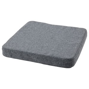 IKEA ÅKERVINDEFLY chair pad, 15/14x15x2 in Gray, Ikea Outlet | 4257ATDXM