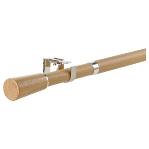 IKEA KÄGELKAKTUS curtain rod set, oak effect, 47 ¼-82 ¾1 1/8 in, Ikea Outlet | 4896ANPCF
