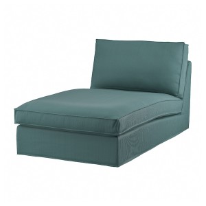 IKEA KIVIK chaise cover Kelinge Gray / Turquoise, Ikea Outlet | 3415EVOCM